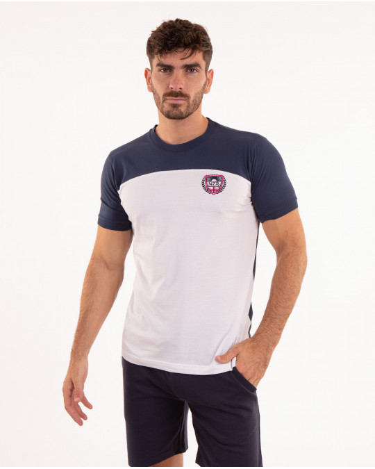 T-shirt manches courtes bicolore New Zealand