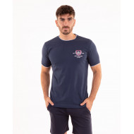T-shirt manches courtes avec écusson brodé