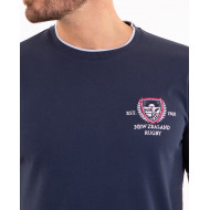 T-shirt manches courtes avec écusson brodé