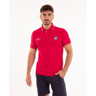 Maillot manches courtes avec broderies à la poitrine