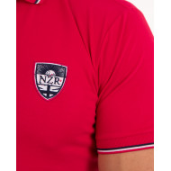 Maillot manches courtes avec broderies à la poitrine