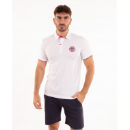 Maillot manches courtes uni avec surpiqures sur les épaules