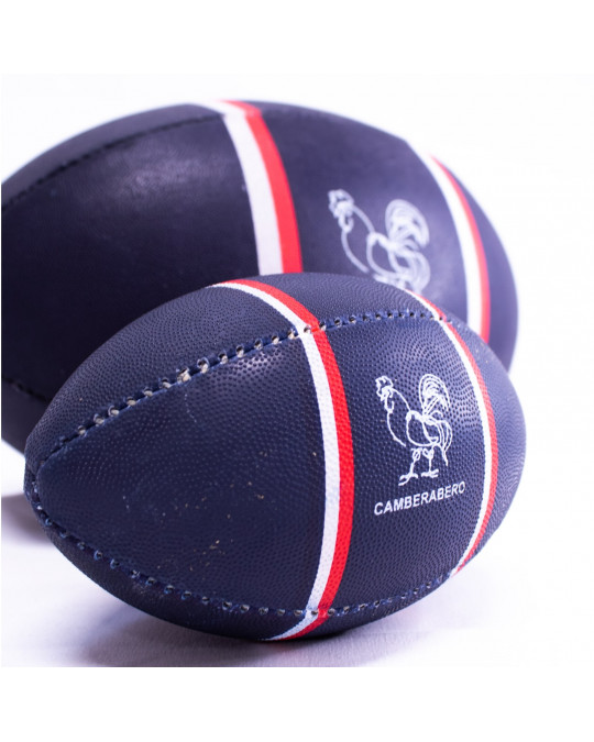 Mini ballon rugby France bleu marine