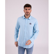 Chemise manches longues bleu