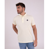 Maillot manches courtes en maille cloquée avec patch 3D