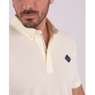 Maillot manches courtes en maille cloquée avec patch 3D