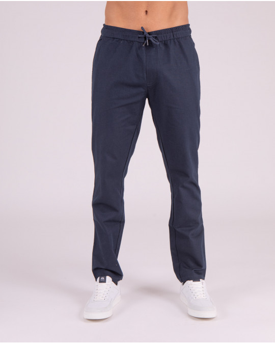 Pantalon en coton lin