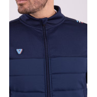 Veste Alex zippée bi-matière