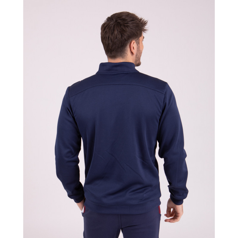 Veste Alex zippée bi-matière