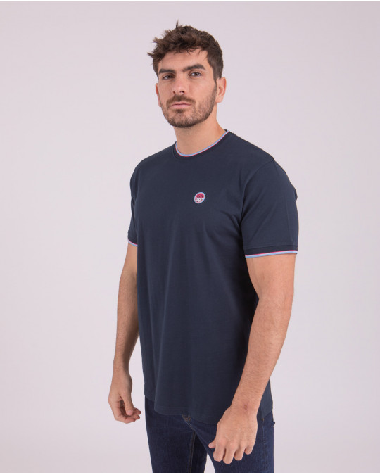 T-shirt manches courtes patch rond Esprit Rugby