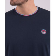 T-shirt manches courtes patch rond Esprit Rugby