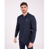 Polo manches longues uni