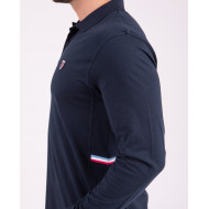Polo manches longues uni