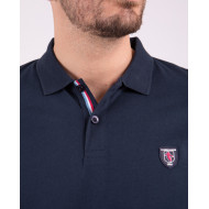 Polo manches longues uni