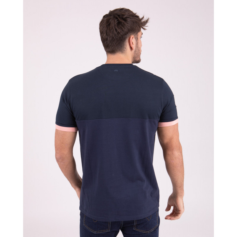 T-shirt manches courtes colorblock