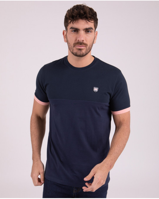 T-shirt manches courtes colorblock