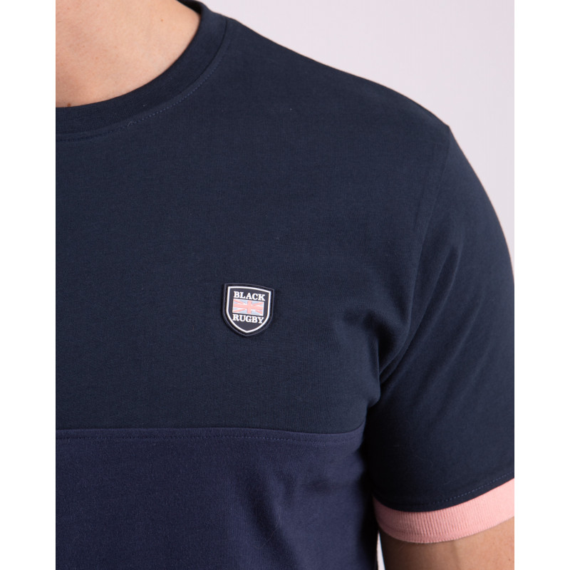 T-shirt manches courtes colorblock