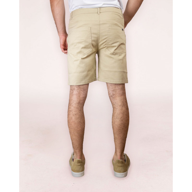 Short à 5 poches uni
