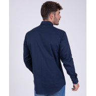 Chemise manches longues unie