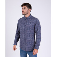 Chemise fleurie manches longues