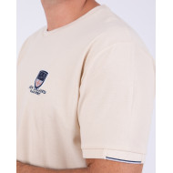 T-shirt manches courtes uni en maille piquée
