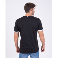 T-shirt manches courtes avec surpiqûres épaules