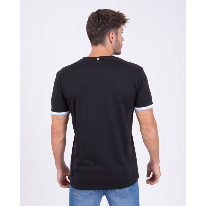 T-shirt manches courtes avec surpiqûres épaules