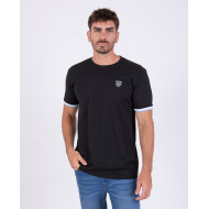 T-shirt manches courtes avec surpiqûres épaules