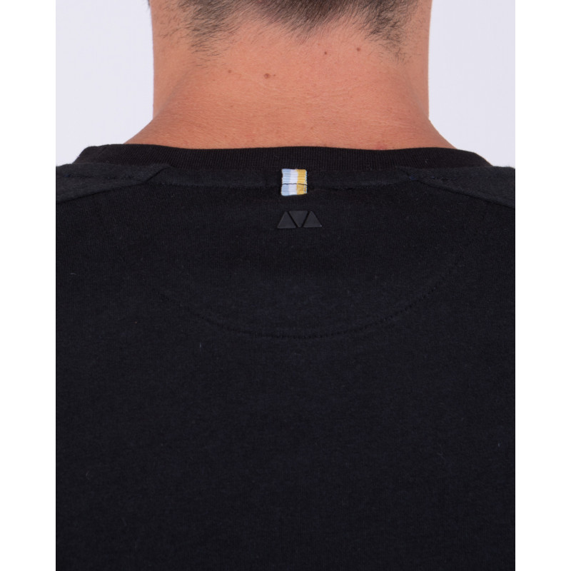 T-shirt manches courtes avec surpiqûres épaules