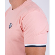T-shirt manches courtes avec surpiqûres épaules