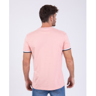 T-shirt manches courtes avec surpiqûres épaules
