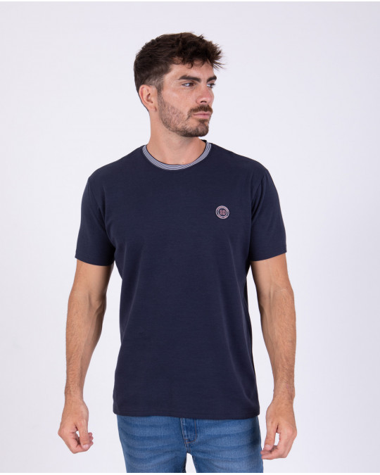 T-shirt manches courtes uni en interlock