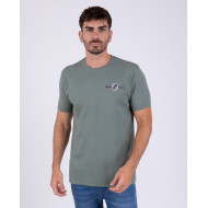 T-shirt manches courtes uni en maille fantaisie