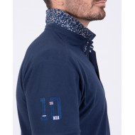 Polo manches courtes uni en maille piquée