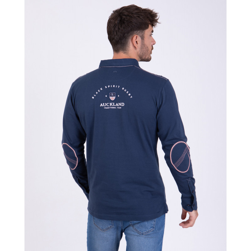 Maillot manches longues avec coudières et broderies