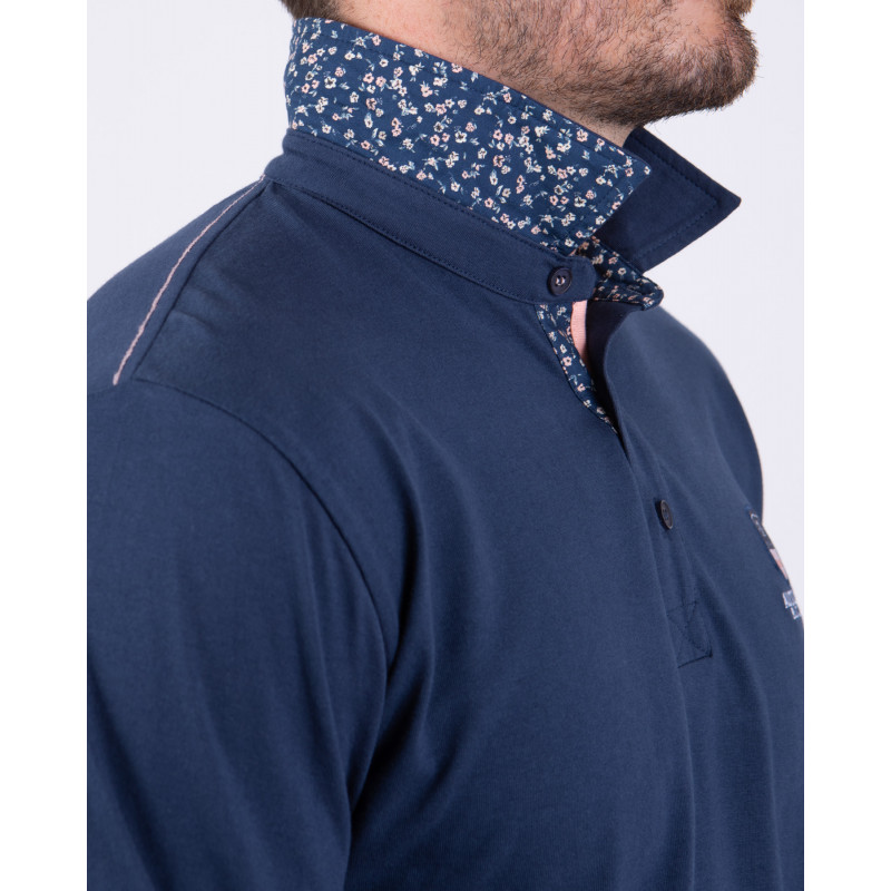 Maillot manches longues avec coudières et broderies