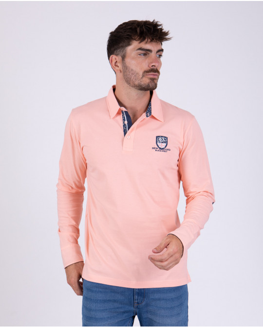 Maillot manches longues avec coudières contrastées