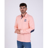 Maillot manches longues avec coudières contrastées