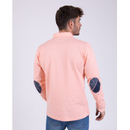 Maillot manches longues avec coudières contrastées
