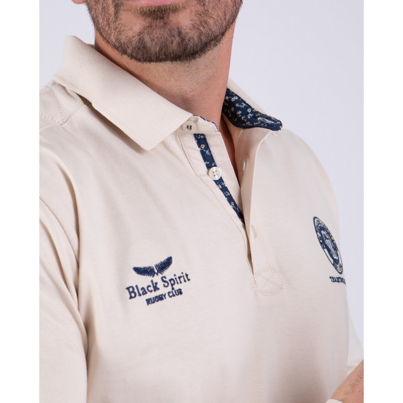 Maillot avec surpiqûres sur les épaules