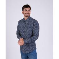 Chemise manches longues à fleurs