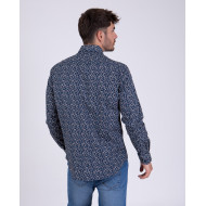 Chemise manches longues à fleurs