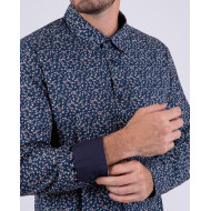 Chemise manches longues à fleurs