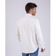 Chemise manches longues unie