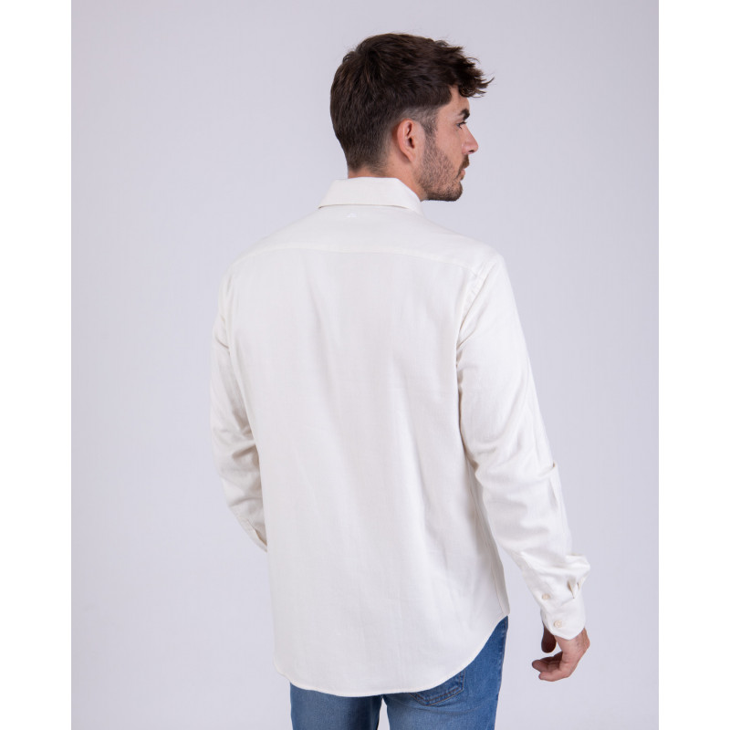 Chemise manches longues unie