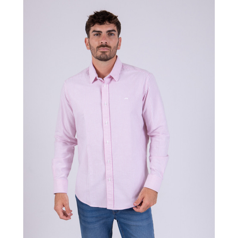Chemise manches longues à rayures