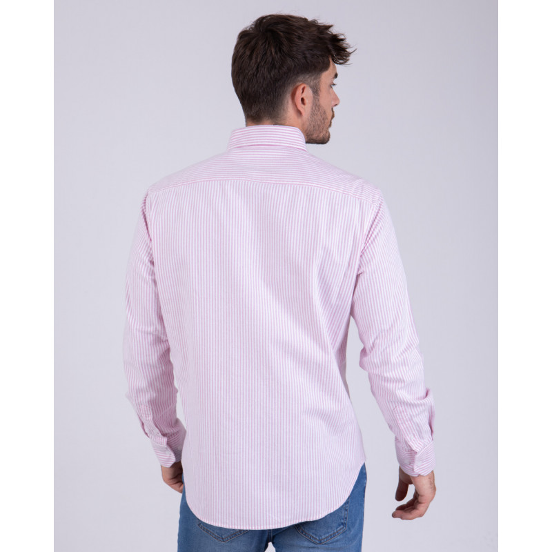 Chemise manches longues à rayures