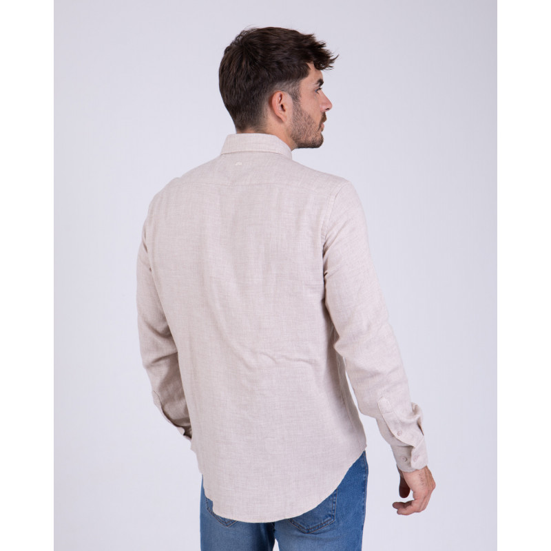 Chemise manches longues unie