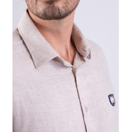Chemise manches longues unie