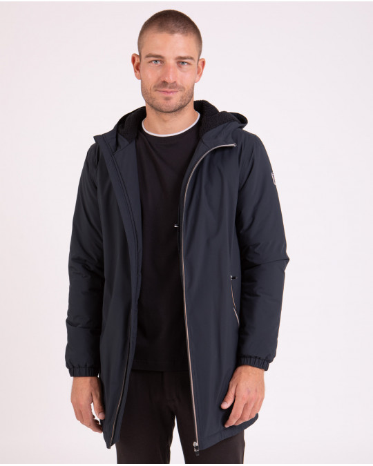 Parka longue à capuche